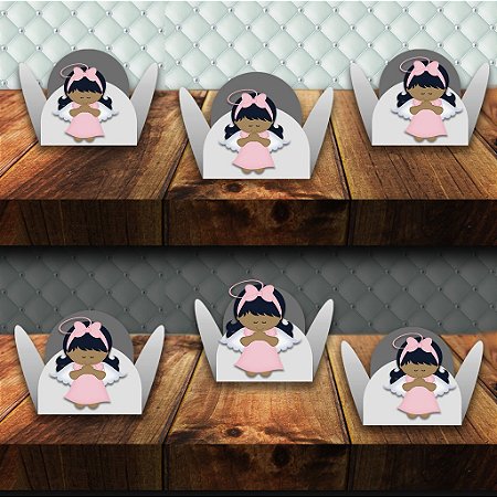 Forminha para docinhos batizado com 100 unidades