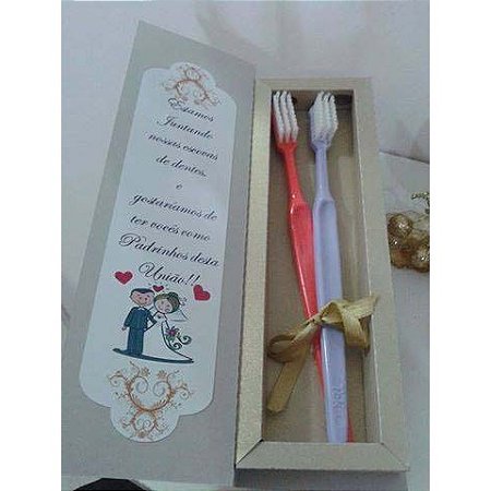 Caixa convite para padrinhos de casamento ou batizado