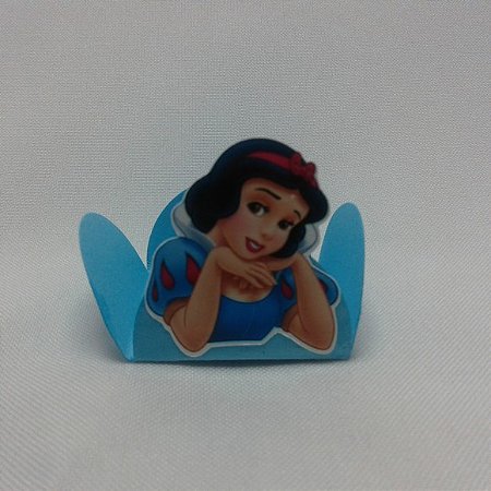 Forminha com aplique da Branca de Neve caixa com 100 unidades