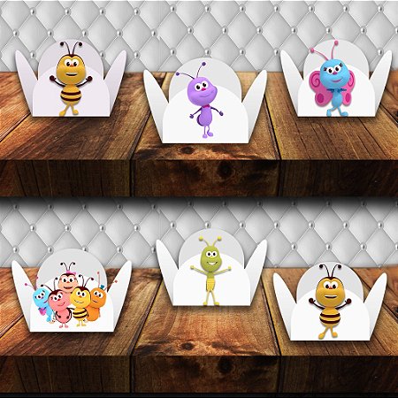 Forminha  para docinhos  bichikids com 100 unidades