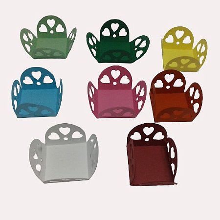 100 Forminhas Corações média para doces de festas/aniversário/casamento e 15 anos