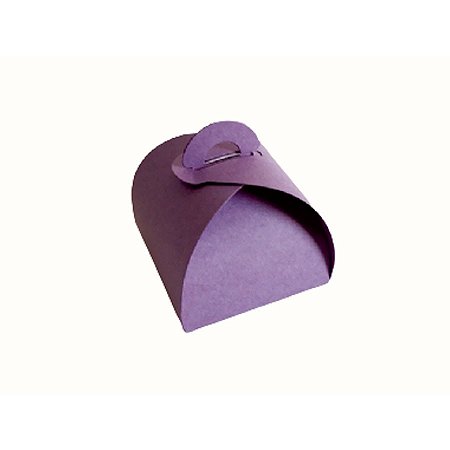 Embalagem para bem casado lilás com 100 unidades