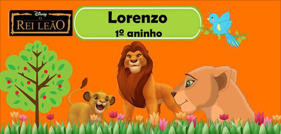 Rótulo adesivo do Rei Leão para cofre