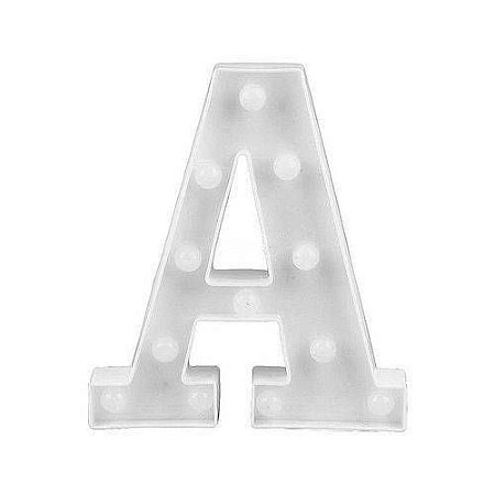Letra de Led Luminária A
