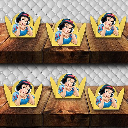 Forminha Branca de Neve com aplique com 100 unidades