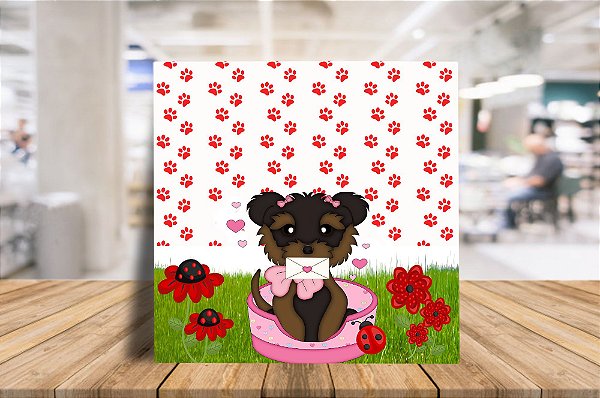 Azulejo Decorativo Mundo Cão