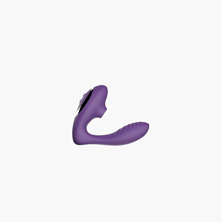 VIBRADOR DUPLO PERSONAL + SUCÇÃO 10 VIBRAÇÕES