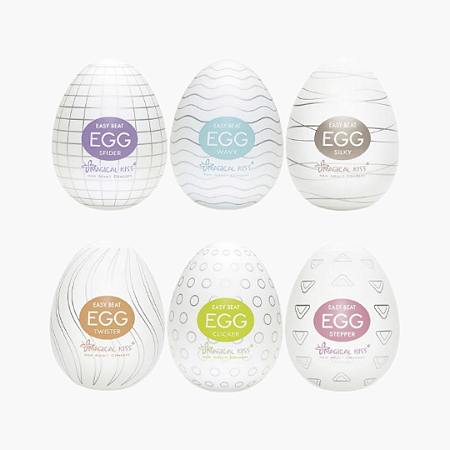 CAIXA MASTURBADOR MAGICAL KISS EGG 6 UNIDADES