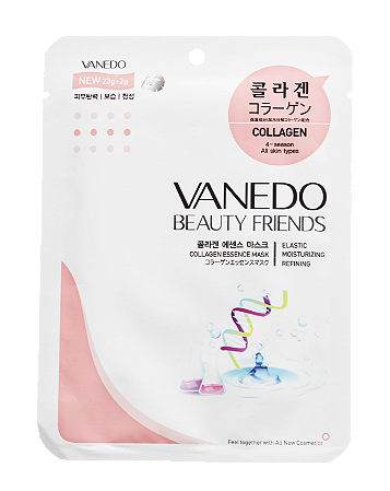 Máscara Hidratante Facial - Colágeno