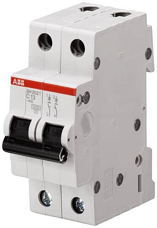 SH202T-C63 DISJUNTOR BIPOLAR 63A ABB