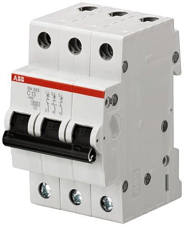 SH203T-C10 DISJUNTOR TRIPOLAR 10A ABB