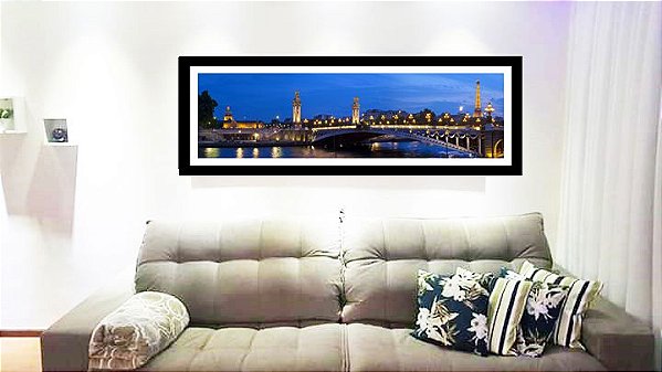 Quadro Strass Cristais Swarovski Paris - Torre Eiffel Colorido