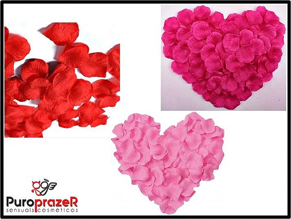 PÉTALAS DE ROSAS ARTIFICIAIS