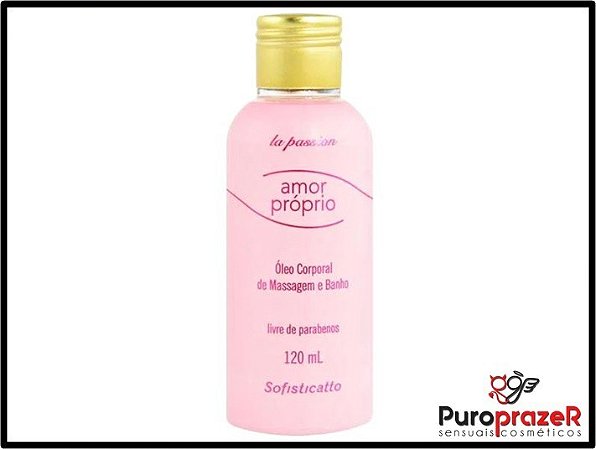 ÓLEO PARA MASSAGEM E DE BANHO AMOR PRÓPRIO 120ML - SOFISTICATTO