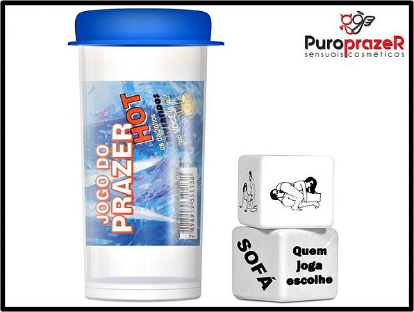 DADO DUPLO JOGO DO PRAZER HOT LOCAL E POSIÇÕES - DIVERSÃO AO CUBO