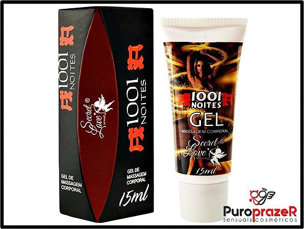 GEL PARA MASSAGEM 1001 NOITES HOT E ICE 15ML - SECRET LOVE
