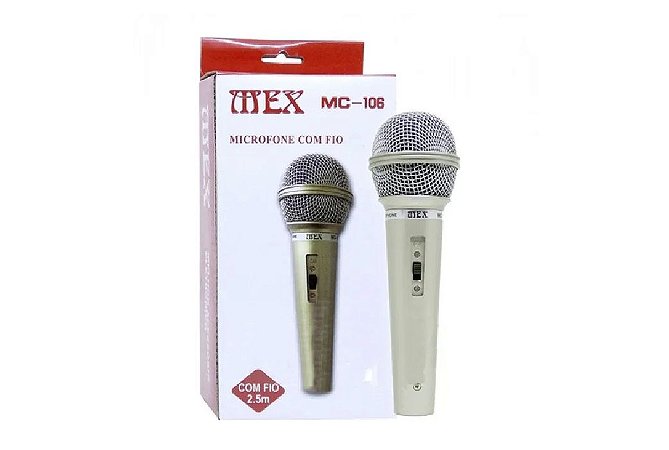 Microfone com Fio MEX - (MC-106)