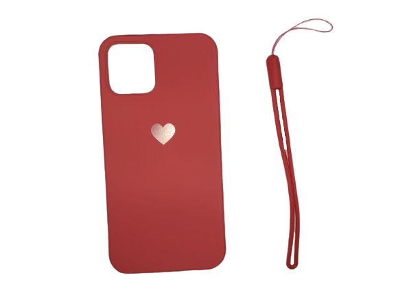 Capa para celular Apple Iphone 12 - 6.1 Vermelha