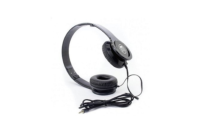 Headphone LEHMOX - LEF-1026, dobrável - preto