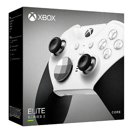 Controle Microsoft Xbox One Elite Series 2 - Core (Branco)