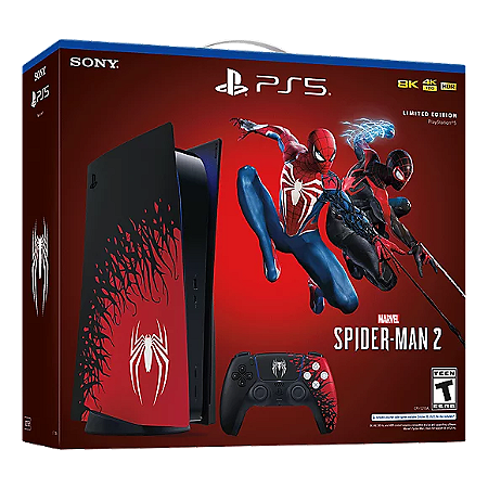 Console PlayStation 5, com Unidade de Disco e Jogo Spider Man 2 - Sony -  Brasil Games - Console PS5 - Jogos para PS4 - Jogos para Xbox One - Jogos  par Nintendo Switch - Cartões PSN - PC Gamer