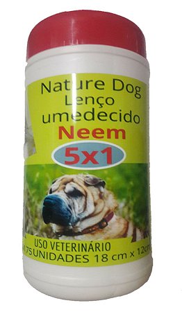 LENÇOS UMEDECIDOS NEMM PARA CÃES E GATOS NATURE DOG – 75 UNIDADES