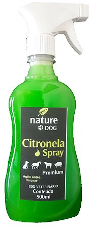 SPRAY DE CITRONELA PARA CÃES E AMBIENTES NATURE DOG - 500 ML