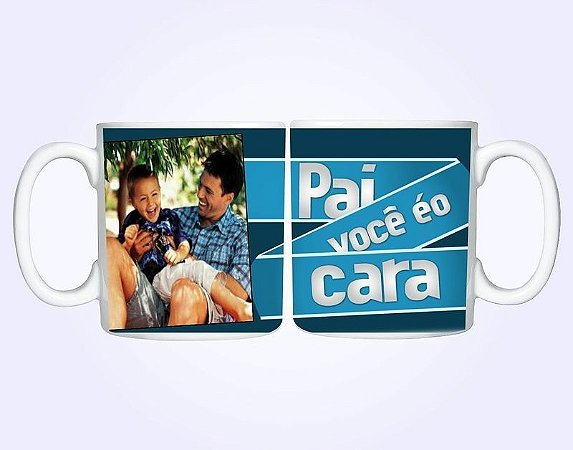 Caneca Dia dos Pais Personalizada Com Foto