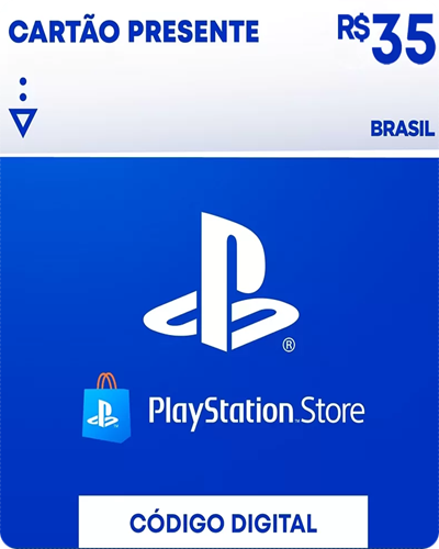 R$35 PlayStation Store - Cartão Presente Digital [Exclusivo Brasil]