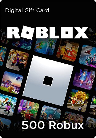 Cartão Roblox - 500 Robux Código Digital