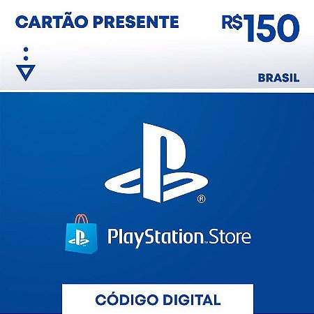 R$150 PlayStation Store - Cartão Presente Digital [Exclusivo Brasil]