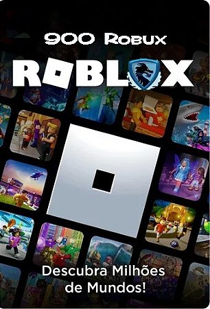 Cartão Roblox 900 Robux - GSGames - Sua Loja de Jogos Online