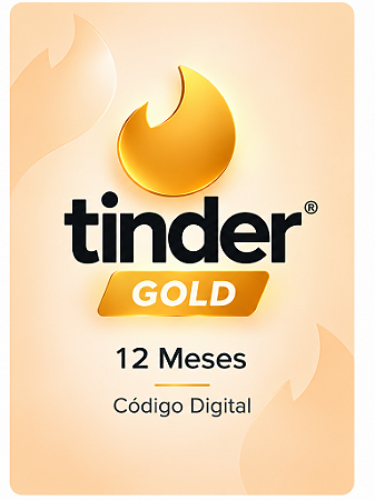 Tinder Gold - 12 Meses / Assinatura Tinder