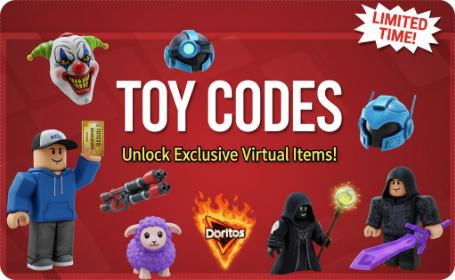SKINS E ITENS / TOY CODES ROBLOX
