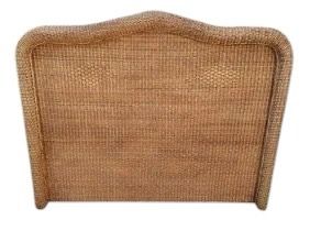 Cabeceira de cama king em junco