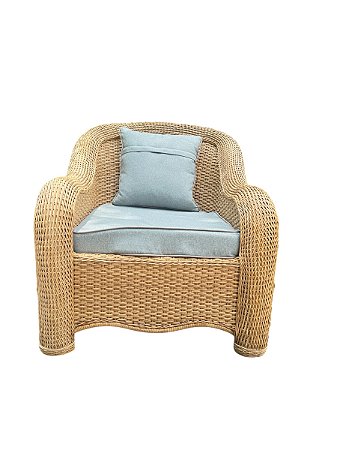 Poltrona de junco/rattan natural