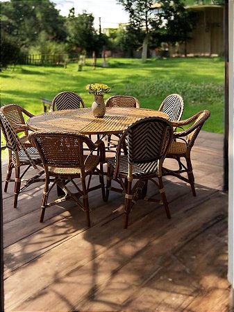 MESA DE BAMBU DOBRÁVEL 1,50M