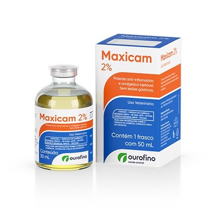 Maxicam 2% Injetável 50 ml   VENC: 30/11/2024