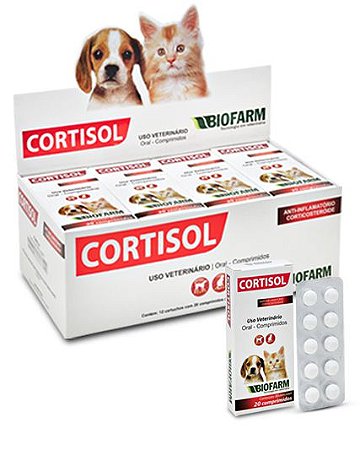 Cortisol (Predinisolona) 20 Comprimidos