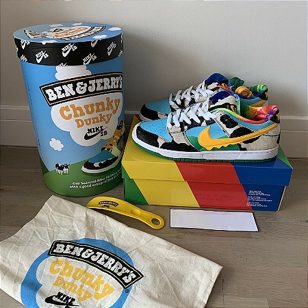 Nike Sb Dunk Low X Ben & Jerry's (F&F Packaging) - Boutique ZeroUm | Conceito Hype de A-Z