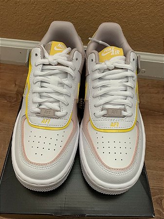 air force 1 shadow trainers white speed yellow barely rose