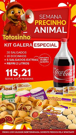 Kit Galera 2 Especial  ( serve 3 pessoas )