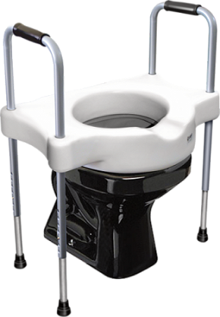 ELEVADOR DE ASSENTO SANITÁRIO C/ALÇAS REGULÁVEIS - SIT V - CARCI