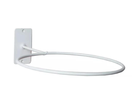 SUPORTE AÇO 16X16 P/BOLA FUTEBOL BASQUETE VÔLEI (KIT 04)- BRANCO