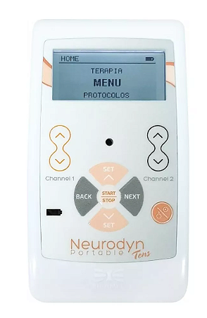 NEURODYN PORTATIL - APARELHO DE TENS 2 CANAIS 110V/220V | IBRAMED