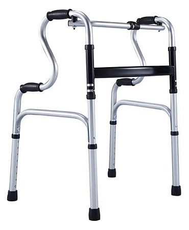 ANDADOR IDOSO 2 NÍVEIS ARTICULADO E FIXO | ALUMÍNIO 130 KG - ZIMEDICAL
