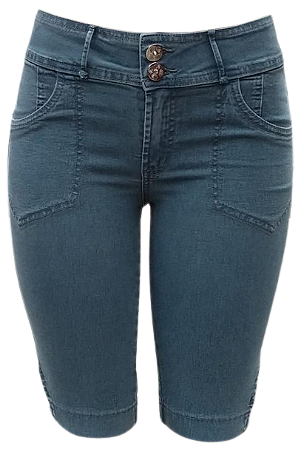 88133 TF CICLISTA JEANS DONNA Cinza