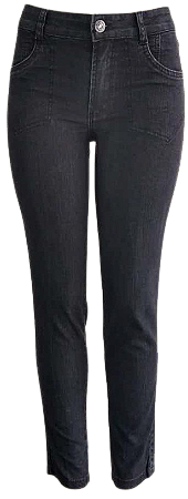 54189 TF CIGARRETE JEANS LYC BELLATRIX BLACK - Amaciado