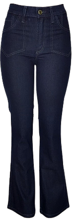 6301 TF CALÇA FLARE LYC DONNA - HOT PANT`S
