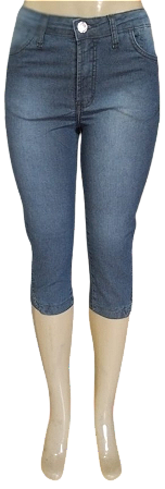 2105 TF CALÇA CAPRI PESCADOR JEANS LYC FILA - TRIO STONE